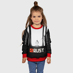 Свитшот детский Огонёк из Раста, цвет: 3D-красный — фото 2