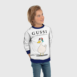 Свитшот детский GUSSI HONK BABY, цвет: 3D-синий — фото 2