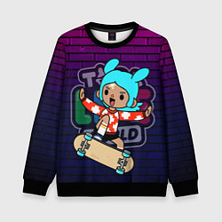 Свитшот детский TOCA LIFE WORLD ТОКА ЛАЙФ ВОРЛД РИТА RITA, цвет: 3D-черный