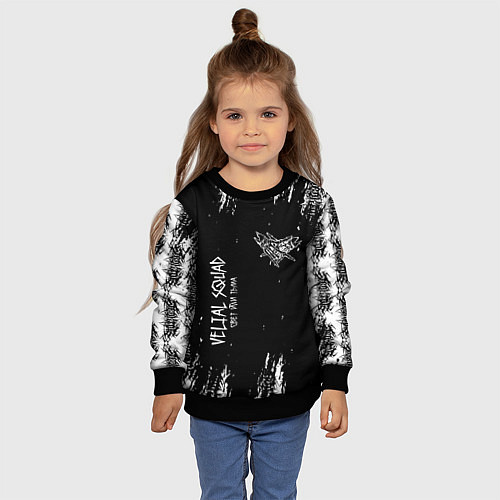 Детский свитшот Velial Squad Свет или Тьма / 3D-Черный – фото 4