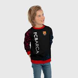 Свитшот детский FC BARCA CHEMPION, цвет: 3D-красный — фото 2