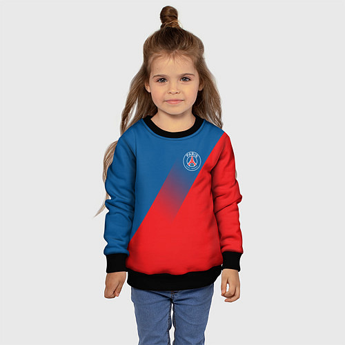 Детский свитшот PSG GRADIENT SPORT UNIFORM / 3D-Черный – фото 4