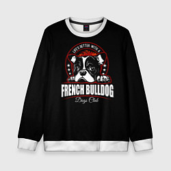 Детский свитшот Французский Бульдог French Bulldog