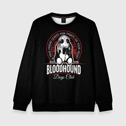 Свитшот детский Бладхаунд Bloodhound, цвет: 3D-черный