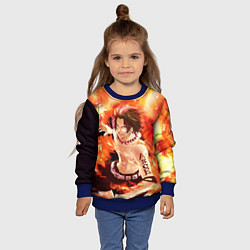 Свитшот детский ONE PIECE ASCE HERO, цвет: 3D-синий — фото 2
