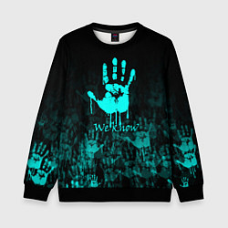 Свитшот детский WE KNOW NEON LOGO, цвет: 3D-черный