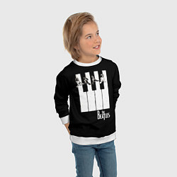 Свитшот детский THE BEATLES ЗНАМЕНИТАЯ КАРТИНКА, цвет: 3D-белый — фото 2