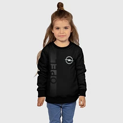 Свитшот детский Опель Opel, цвет: 3D-черный — фото 2