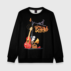 Свитшот детский Дайте Танк Арт, цвет: 3D-черный