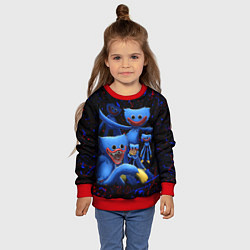 Свитшот детский Huggy Wuggy: Players, цвет: 3D-красный — фото 2