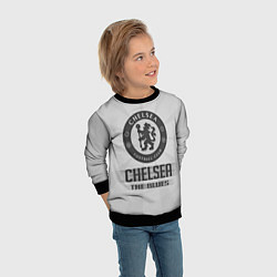Свитшот детский Chelsea FC Graphite Theme, цвет: 3D-черный — фото 2