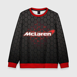 Свитшот детский McLaren carbon theme, цвет: 3D-красный
