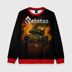 Свитшот детский SABATON - Steel Commanders, цвет: 3D-красный