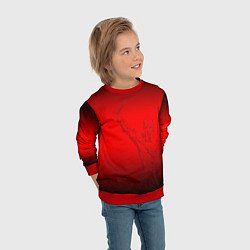 Свитшот детский Спартак Гладиатор Red Theme, цвет: 3D-красный — фото 2
