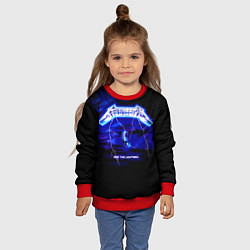 Свитшот детский Ride the Lightning - Metallica, цвет: 3D-красный — фото 2