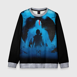 Свитшот детский БОГ ВОЙНЫ РАГНАРЁК GOD OF WAR, цвет: 3D-меланж