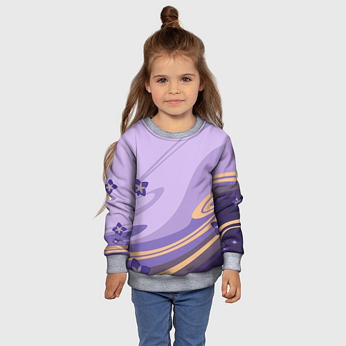 Детский свитшот БААЛ СЁГУН РАЙДЕН / 3D-Меланж – фото 4