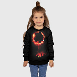 Свитшот детский DARK SOULS PRAISE THE SUN, цвет: 3D-черный — фото 2
