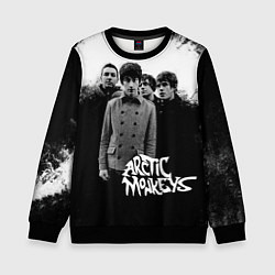 Свитшот детский Группа Arctic monkeys, цвет: 3D-черный