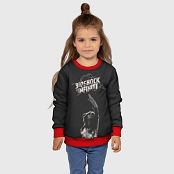 Свитшот детский Элизабет тянется к небу, цвет: 3D-красный — фото 2