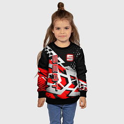 Свитшот детский SEAT СЕАТ, цвет: 3D-черный — фото 2