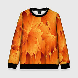 Свитшот детский Кленовая сладость, цвет: 3D-черный