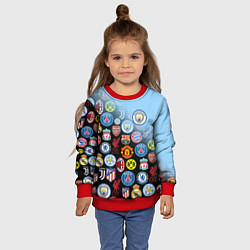 Свитшот детский МАНЧЕСТЕР СИТИ MANCHESTER CITY, цвет: 3D-красный — фото 2