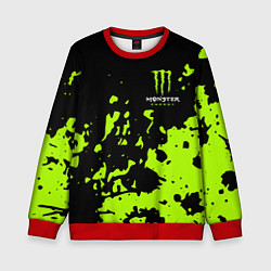 Детский свитшот Monster Energy green