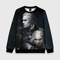 Свитшот детский THE WITCHER 2 SEASON, цвет: 3D-черный