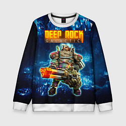 Свитшот детский Deep Rock Galactic Gunner, цвет: 3D-белый
