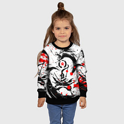 Свитшот детский GHOST OF TSUSHIMA ДРАКОН НА СПИНЕ, цвет: 3D-черный — фото 2