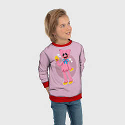 Свитшот детский KISSY MISSY POPPY PLAYTIME ПОППИ ПЛЕЙТАЙМ КИССИ МИ, цвет: 3D-красный — фото 2