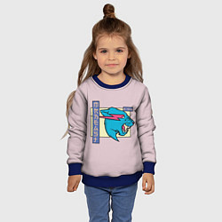 Свитшот детский Mr Beast Japan Full Print, цвет: 3D-синий — фото 2