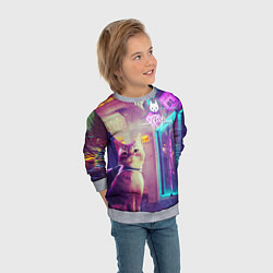 Свитшот детский Stray, цвет: 3D-меланж — фото 2