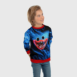 Свитшот детский POPPY PLAYTIME ХАГИ ВАГИ В ОГНЕ, цвет: 3D-красный — фото 2