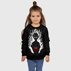 Свитшот детский Демонический Кагеяма Mob Psycho 100, цвет: 3D-черный — фото 2