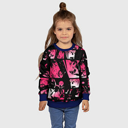 Свитшот детский АКАШИ СЕЙДЖУРО ЛУЧШИЕ МОМЕНТЫ, цвет: 3D-синий — фото 2