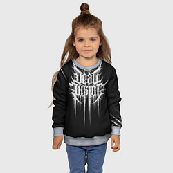 Свитшот детский DEAD INSIDE, Сороконожка, цвет: 3D-меланж — фото 2