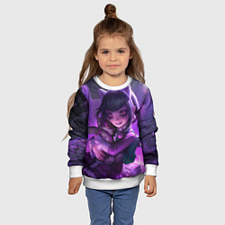 Свитшот детский Goth Annie League Of Legends, цвет: 3D-белый — фото 2