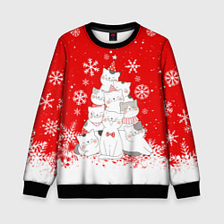 Детский свитшот КОТОЁЛКА на новый год