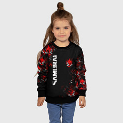 Свитшот детский КИБЕРПАНК 2077 SAMURAI CYBERPUNK 2077, цвет: 3D-черный — фото 2