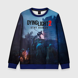 Свитшот детский Dying Light: Stay Human, цвет: 3D-синий