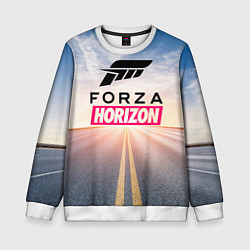 Свитшот детский Forza Horizon 5 Форза Хорайзен, цвет: 3D-белый