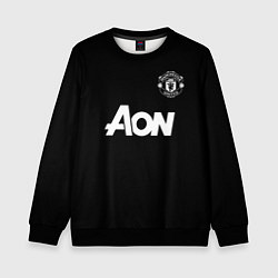 Свитшот детский Манчестер Юнайтед Руни ретро форма, Manchester Uni, цвет: 3D-черный