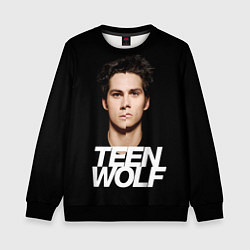 Свитшот детский Волчонок Стайлз, цвет: 3D-черный