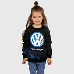 Свитшот детский Volkswagen - Объемный, цвет: 3D-черный — фото 2