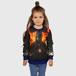 Свитшот детский FIRE KEEPER Dark SOULS III Дарк соулс, цвет: 3D-синий — фото 2