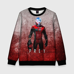 Детский свитшот Prey Grey and blood