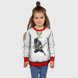 Свитшот детский Yasuo Meme, цвет: 3D-красный — фото 2