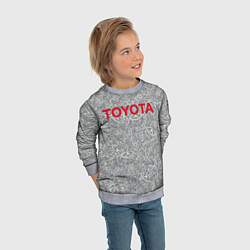Свитшот детский TOYOTA PATTERN LOGO Z, цвет: 3D-меланж — фото 2